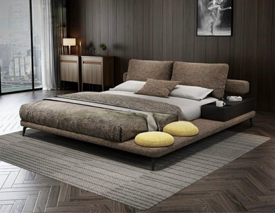 SKINT Modern Japandi Platform Bed, Furniture & Home Living, Furniture