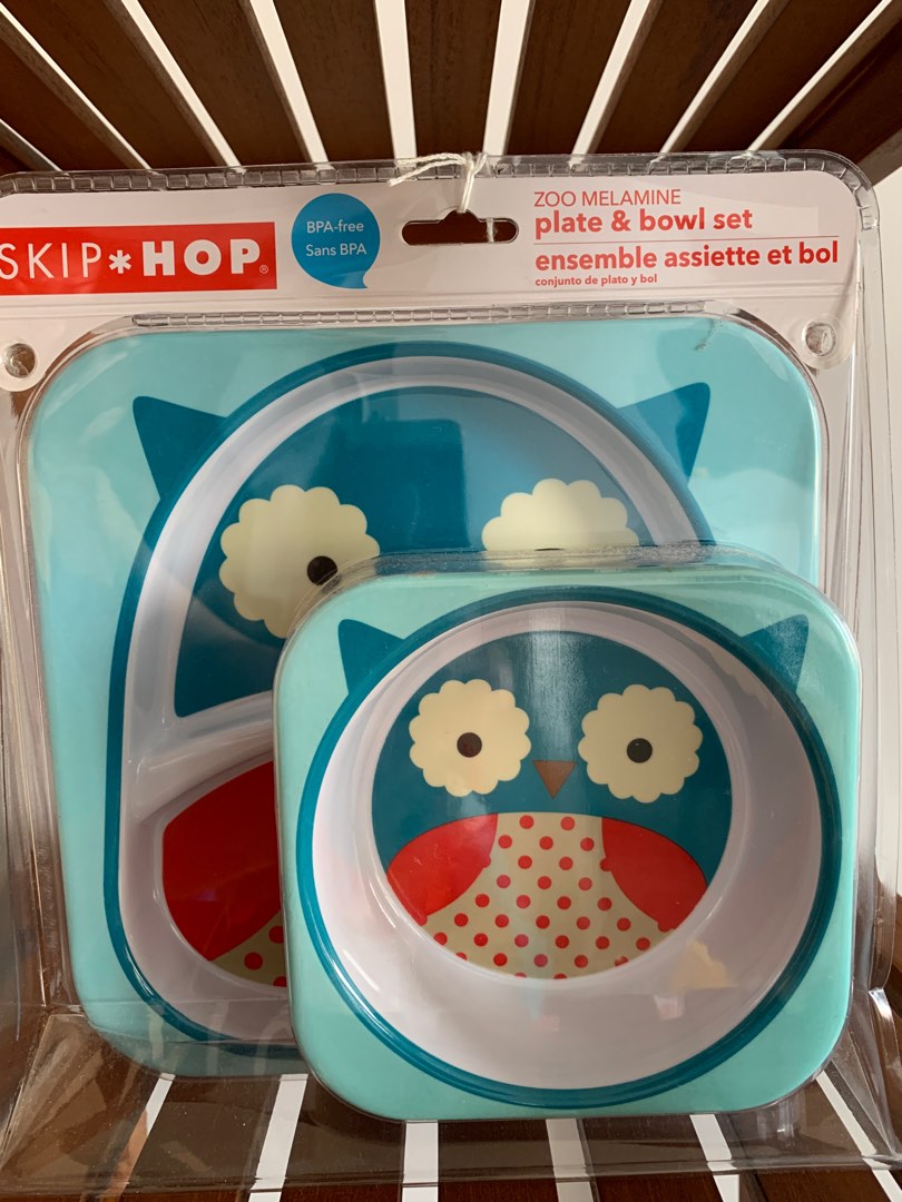 Owl plate set hot sale