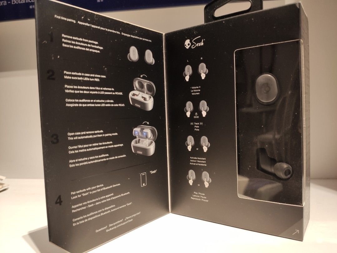 Sesh wireless deals earbuds instructions
