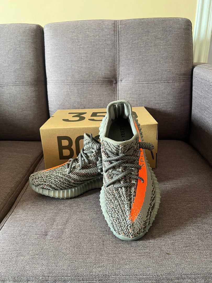 Slighty Used Yeezy 350 Beluga Raf Women s Fashion Footwear Sneakers on Carousell