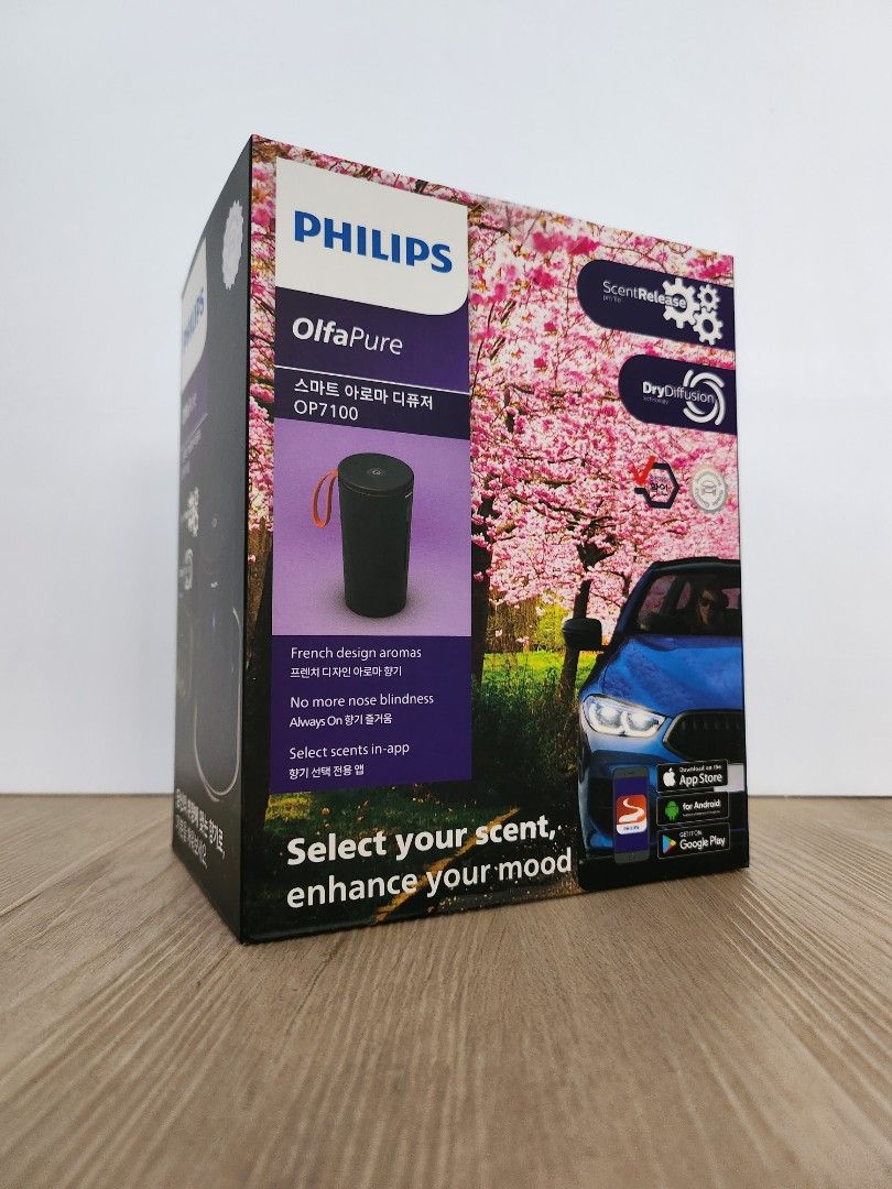 Smart Car Aroma Diffuser Philips OlfaPure OP7100 (with 5 additional