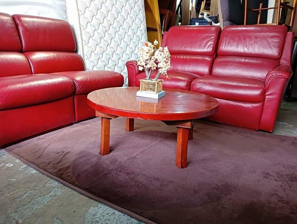 Sofa Set with Center Table on Carousell