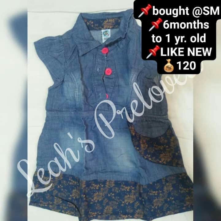 Party wear denim frock for baby girl with Butterfly patch and flowers-mncb.edu.vn