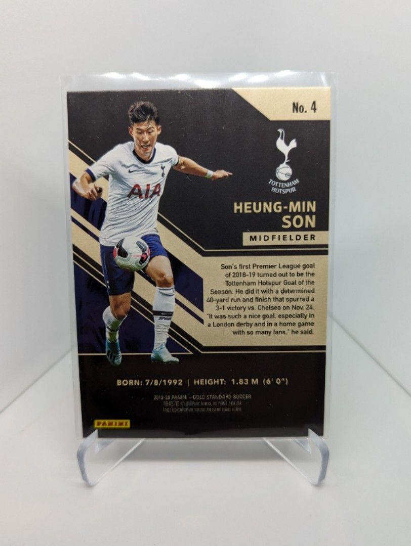 Heung-Min Son 19 20 Tottenham Hotspur FC Home Soccer Jersey Premier League