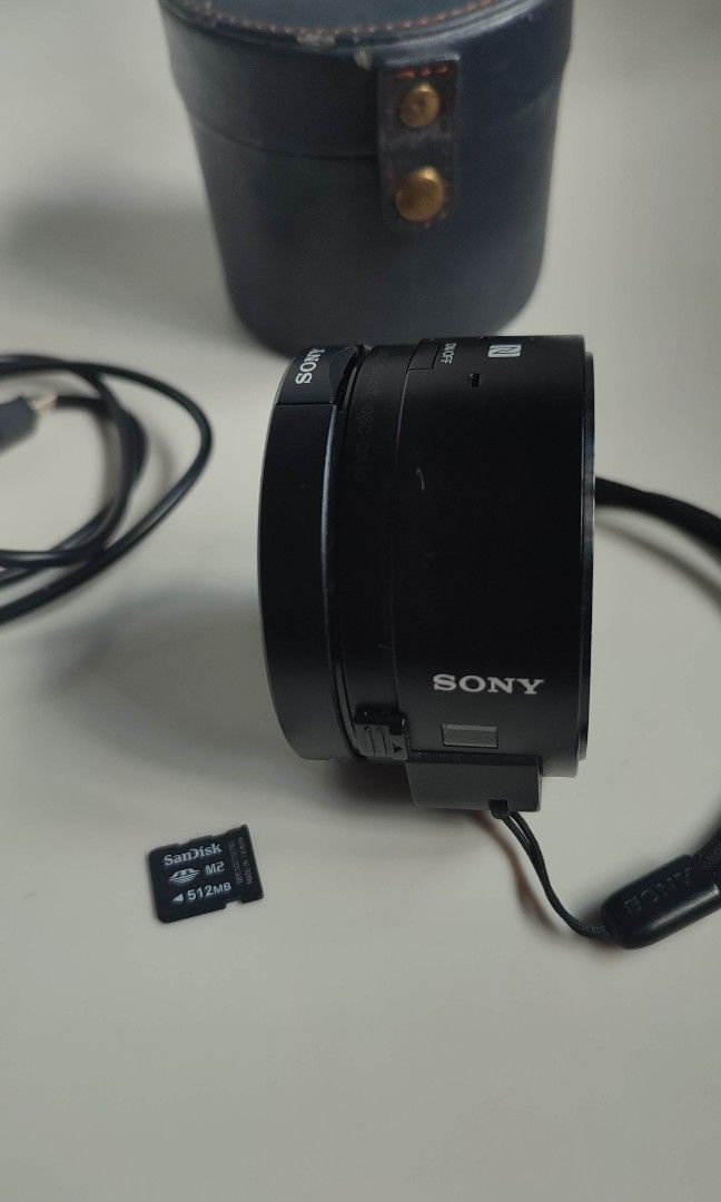SONY CYBER SHOT DSC QX10 18.2MP HITAM, Photography, Cameras on Carousell
