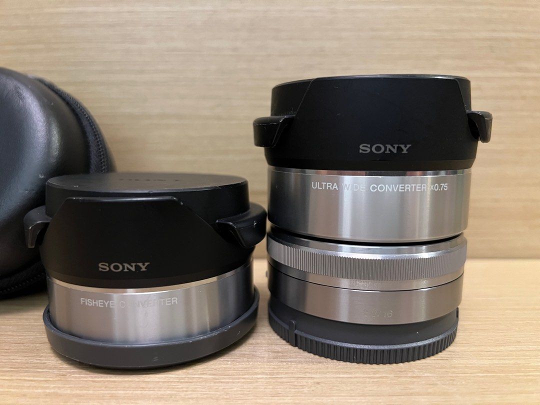 SONY SEL16F28 & VCL-ECF2 fisheye 魚眼レンズ - カメラ