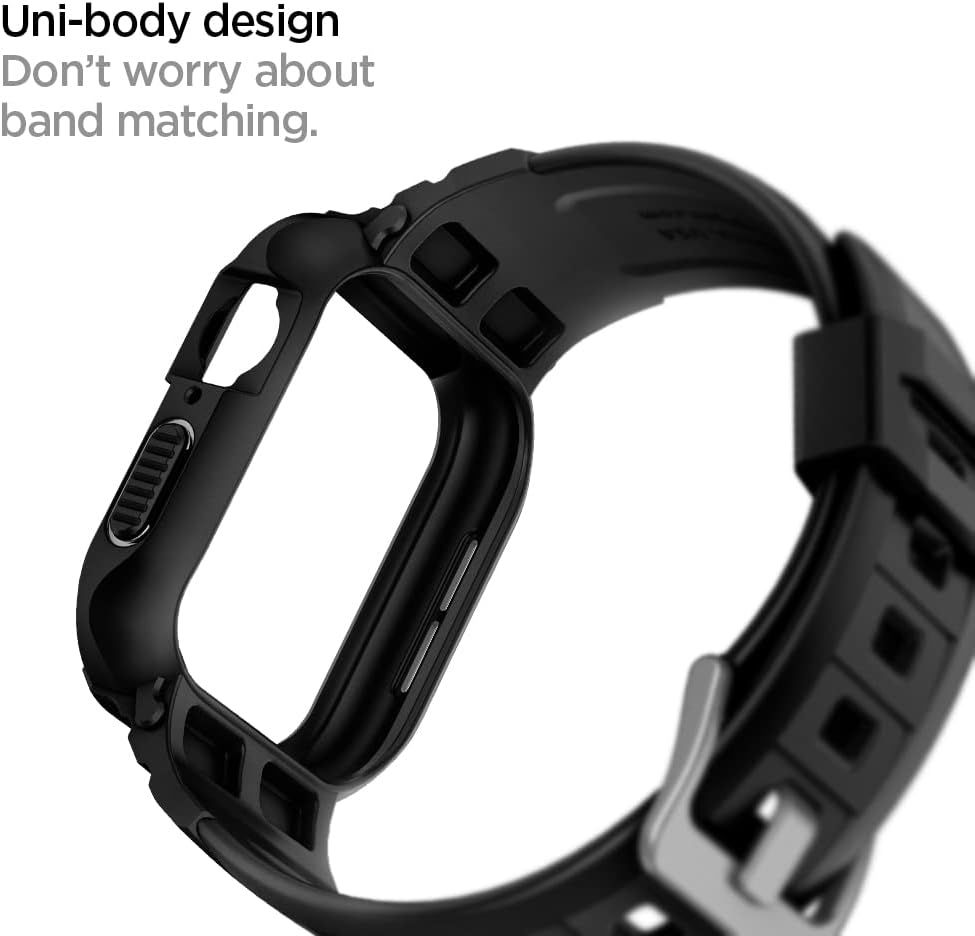 Spigen Rugged Armor Front & Back Case for Apple Watch 8 / 7 (45mm)