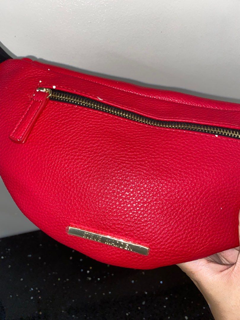 Steve madden store fanny pack red