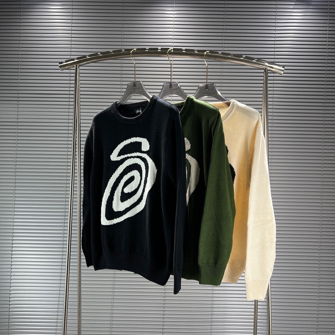 stussy 22FW curly s sweater-