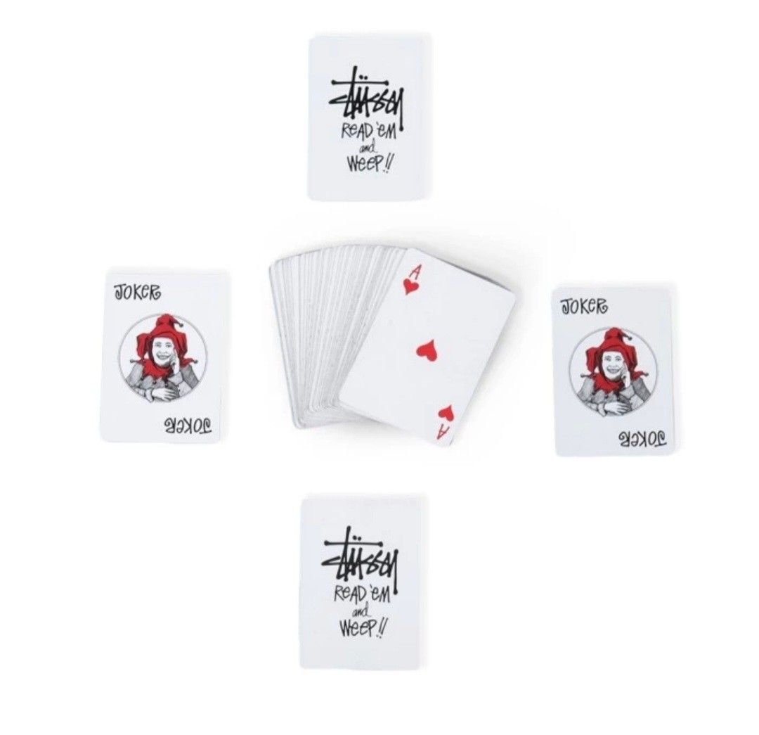 Bicycle stussy playing cards cheap