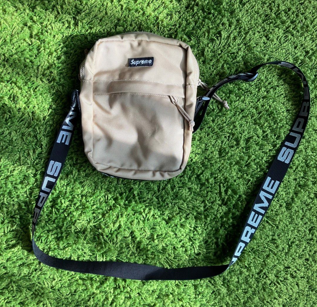 Supreme tan hotsell shoulder bag