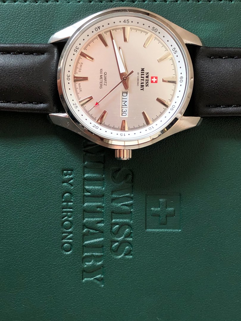 Swiss military SM34027.06 Men s watch 44mm Men s Fashion