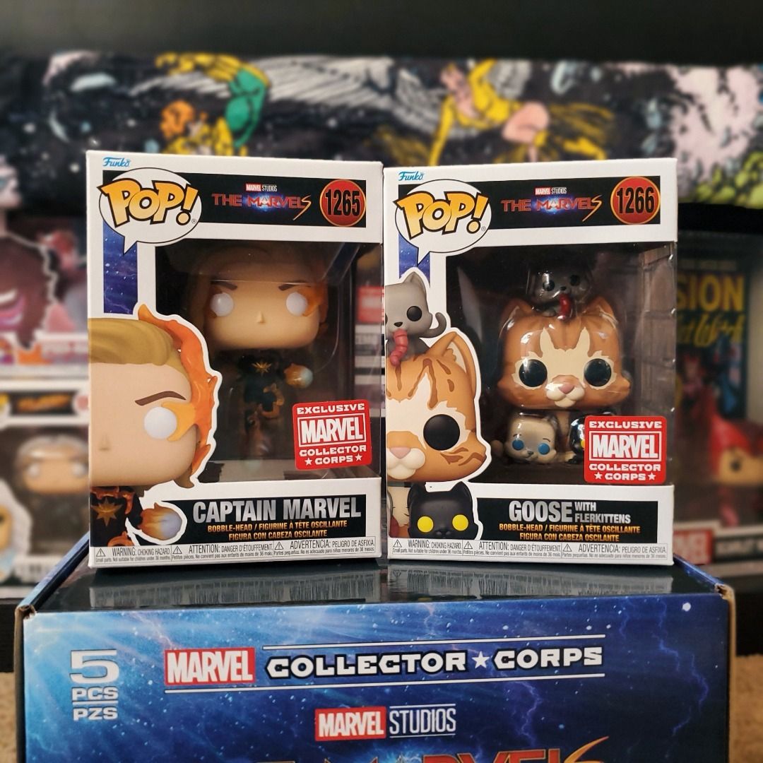 Captain marvel best sale funko collector corps