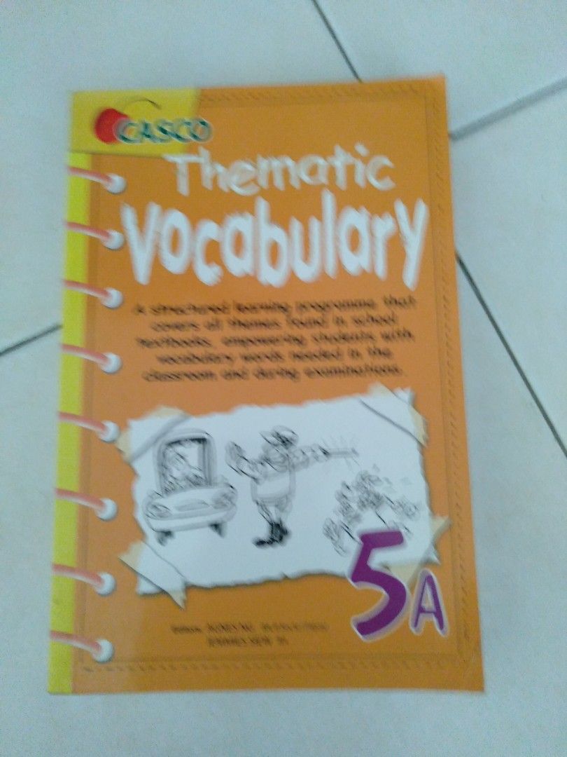 Thematic Vocabulary, Hobbies & Toys, Books & Magazines, Assessment ...
