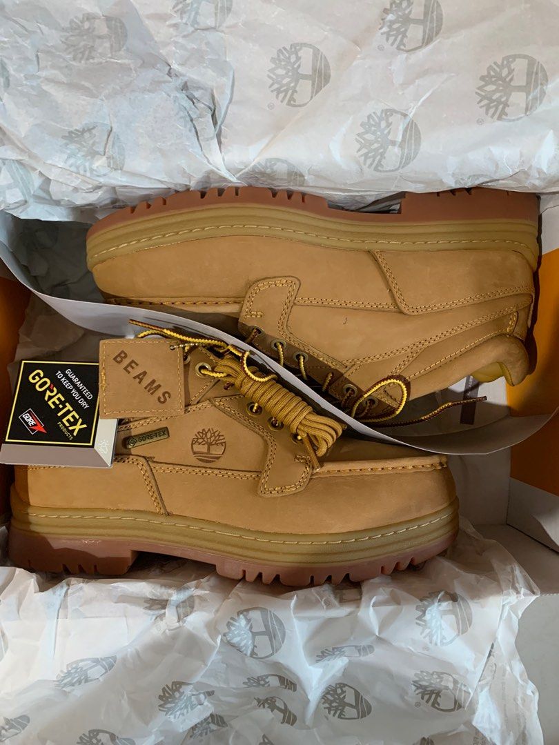 Timberland × BEAMS / 別注HERITAGE GORE-TEX MOC TOE MIDDLE WHEAT