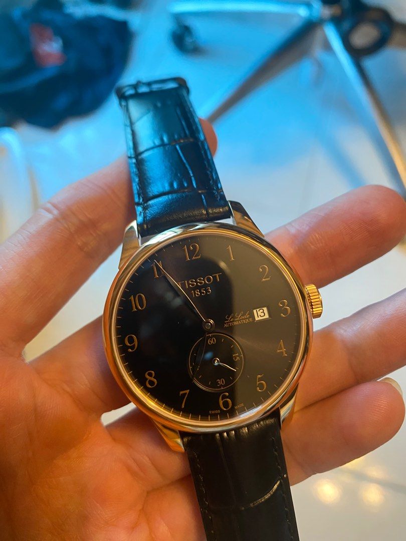 Tissot le locle sales automatic rose gold