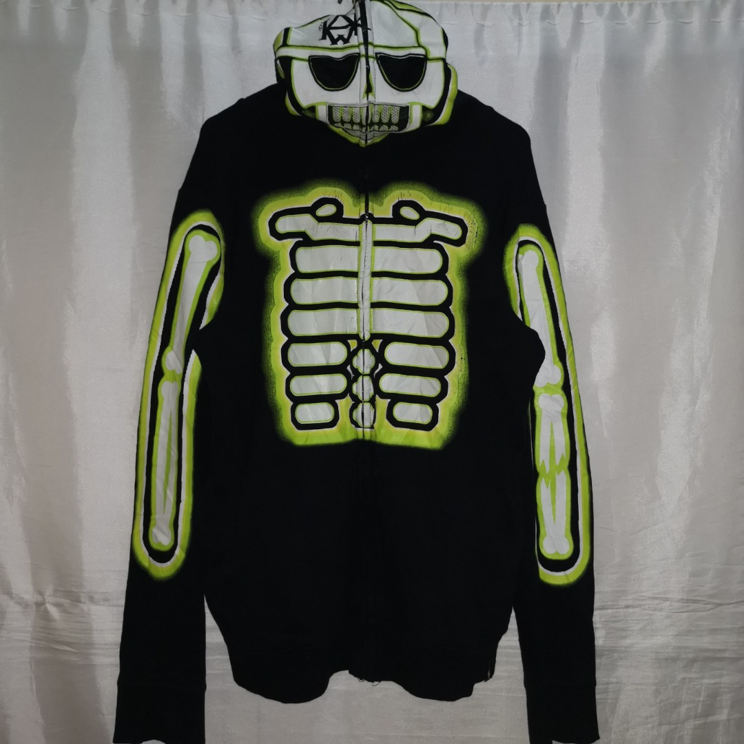 Tony hawk skeleton hoodie sales
