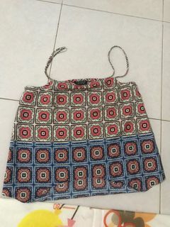 top atasan tops topshop motif floral casual formal isian dalaman isi pesta beach party flower bunga pink blue