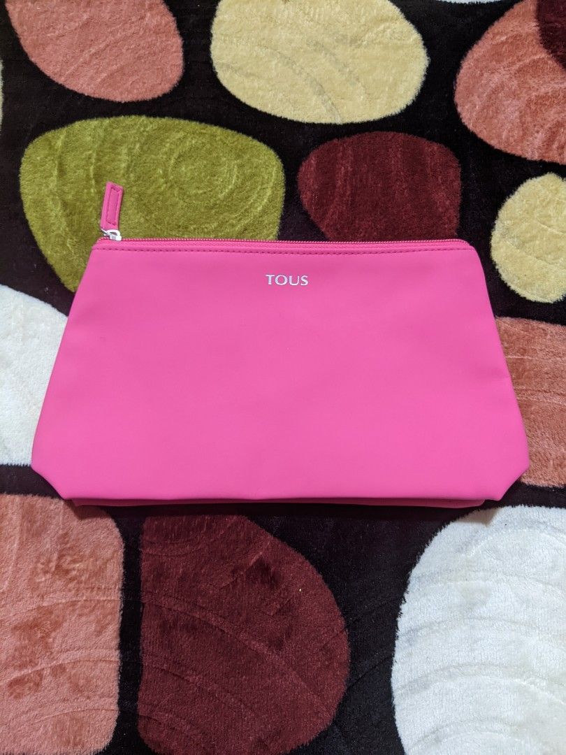 Pink neon sales clutch bag