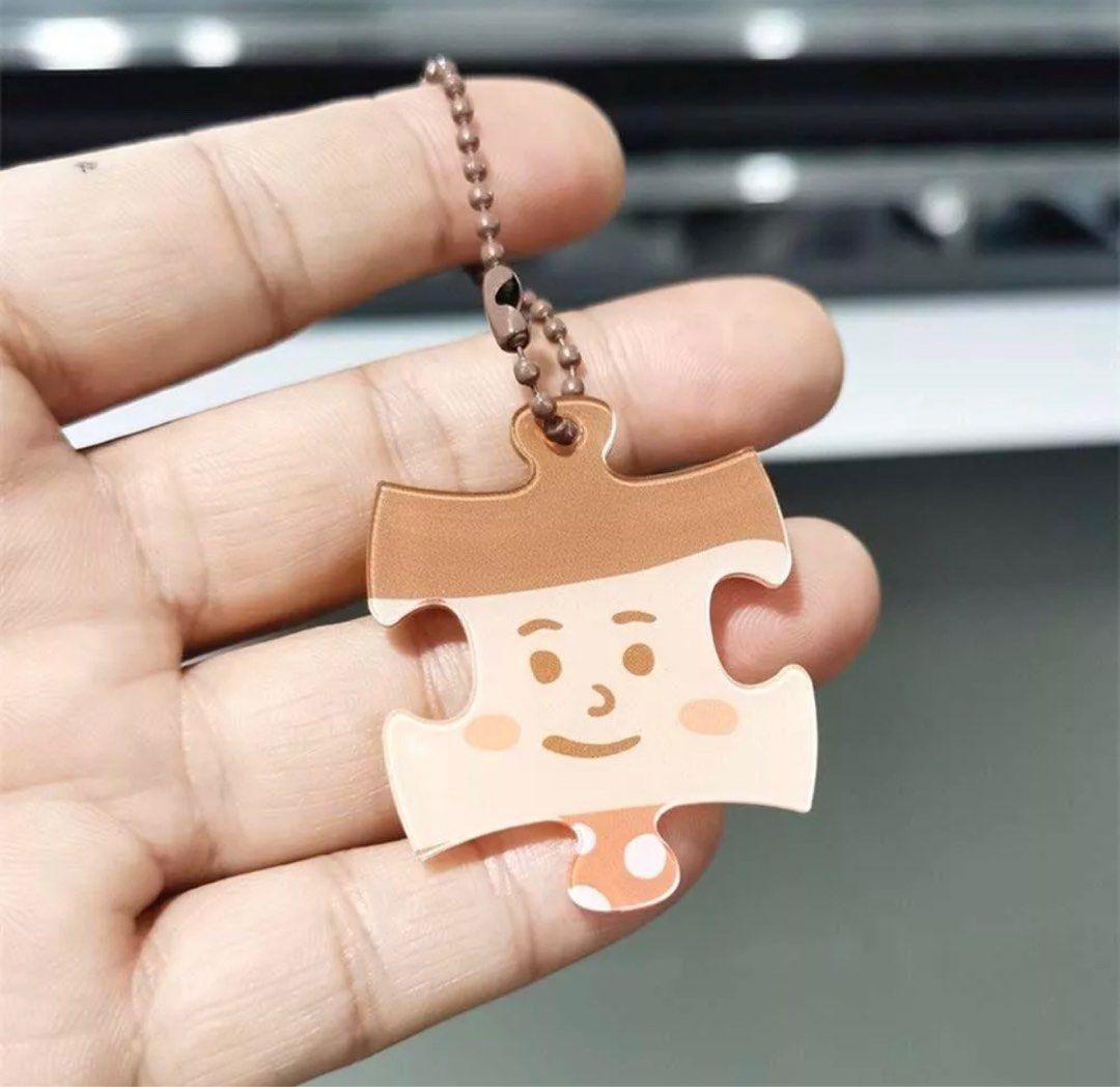Puzzle keychain best sale