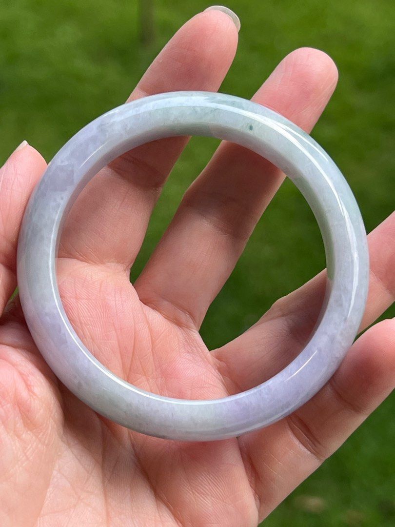 Purple cheap jade bangle
