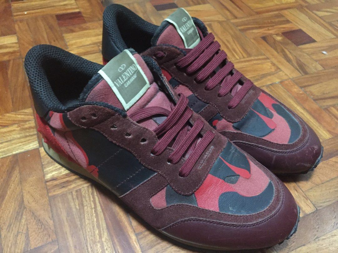Valentino rock runners red discount