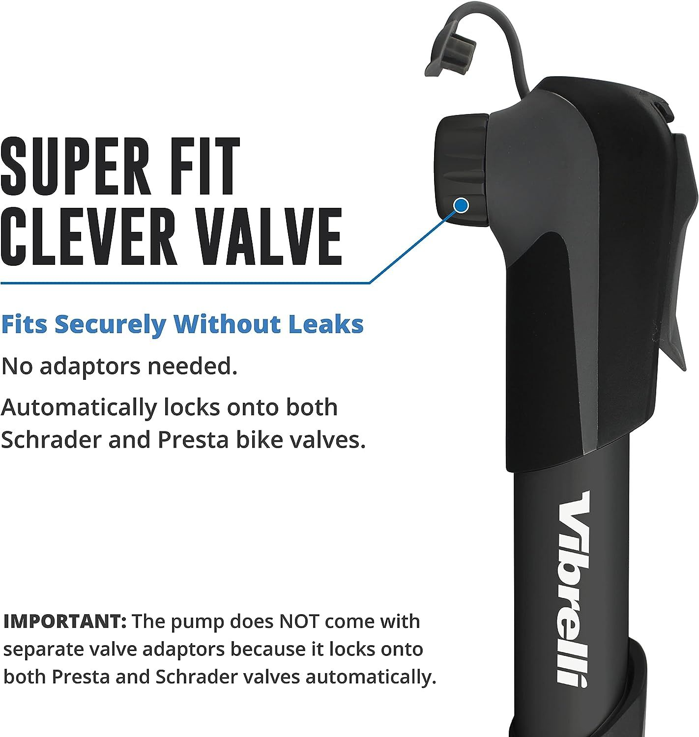 Vibrelli mini bike pump & glueless puncture repair kit discount
