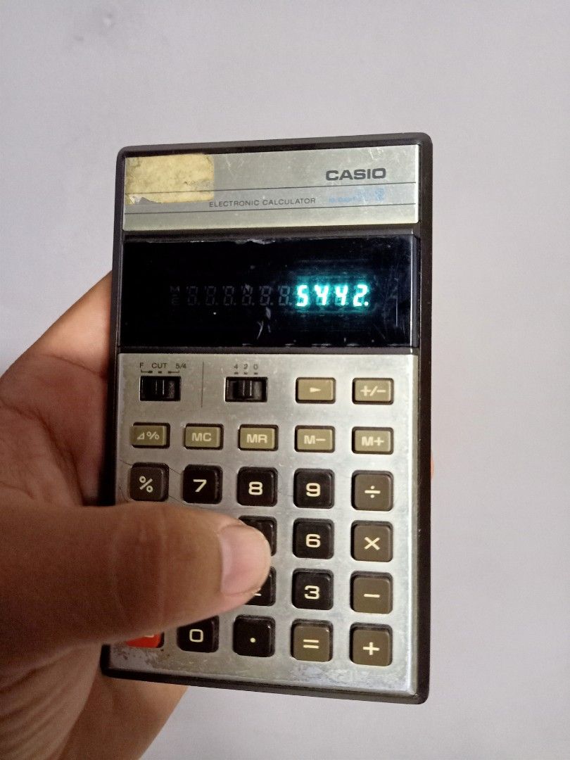 Vintage casio calculator electronic, Hobbies & Toys, Collectibles ...