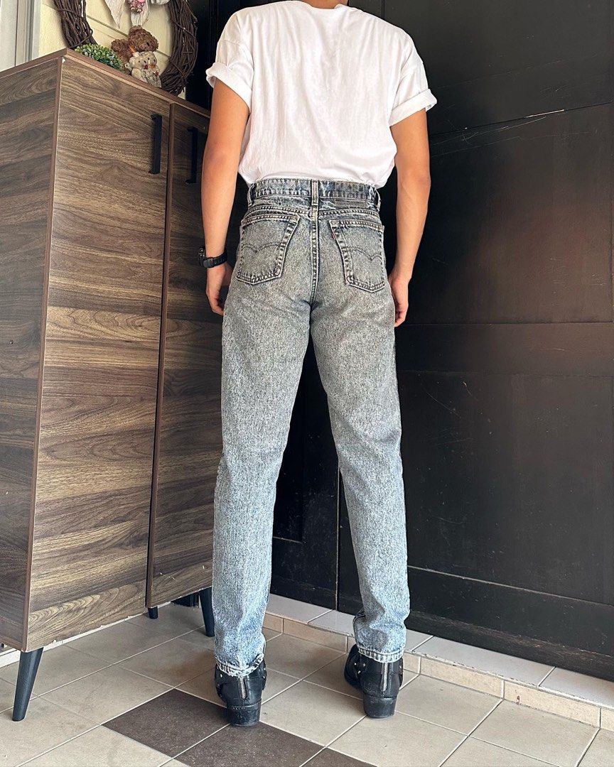 Vintage Levis Acid Wash 80 s Men s Fashion Bottoms Jeans on