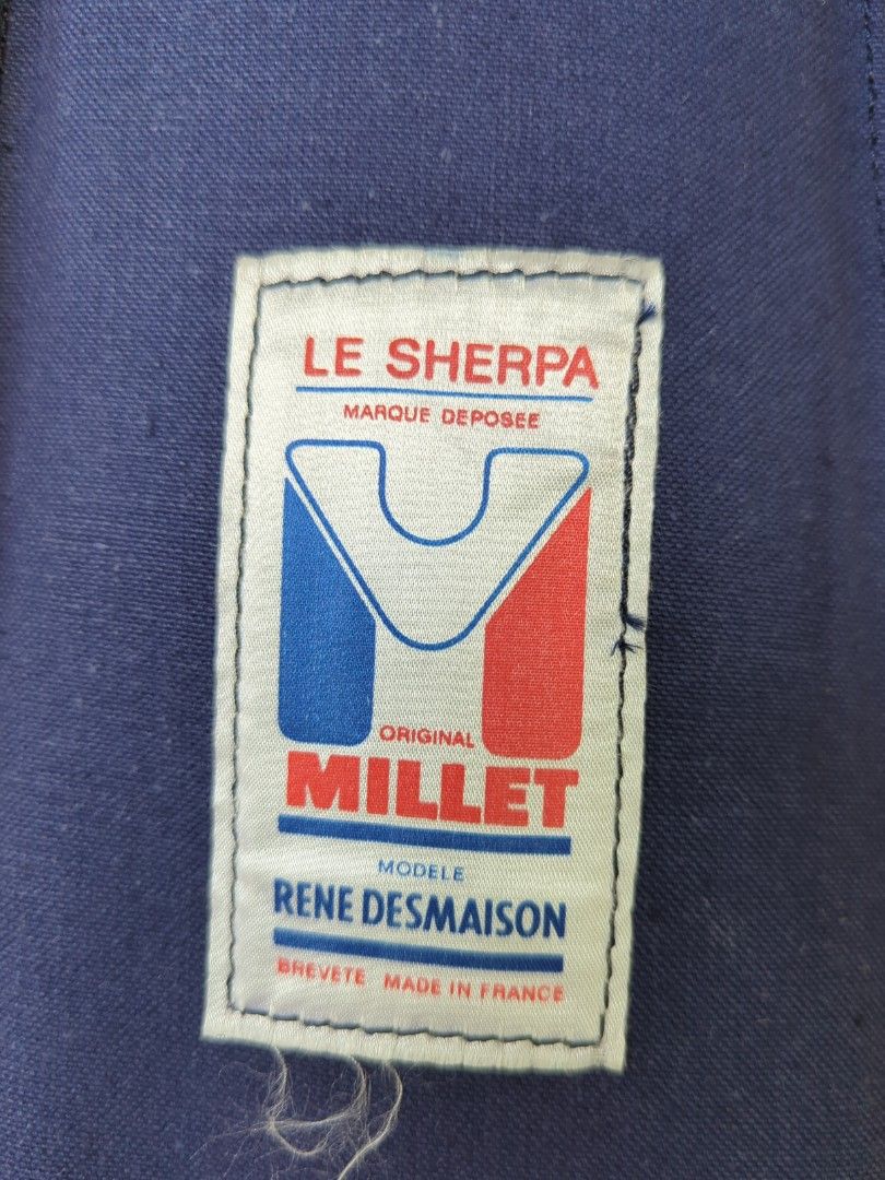 Vintage Millet Le Sherpa Backpack, Men's Fashion, Bags, Backpacks on