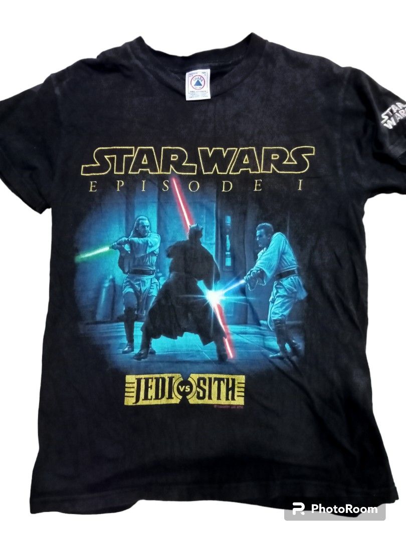 Vintage Star Wars Episode 1 Shirt, Men's Fashion, Tops & Sets