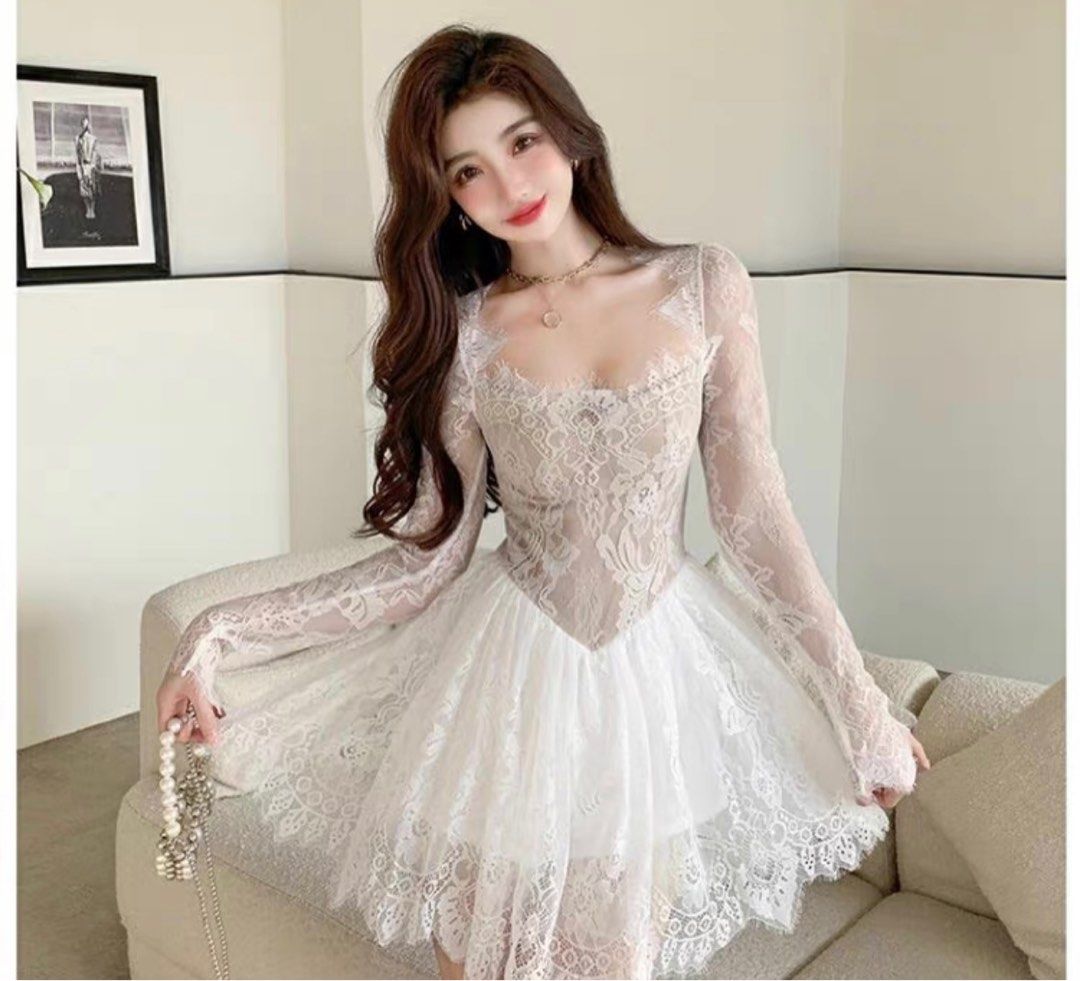 White Lace Dress