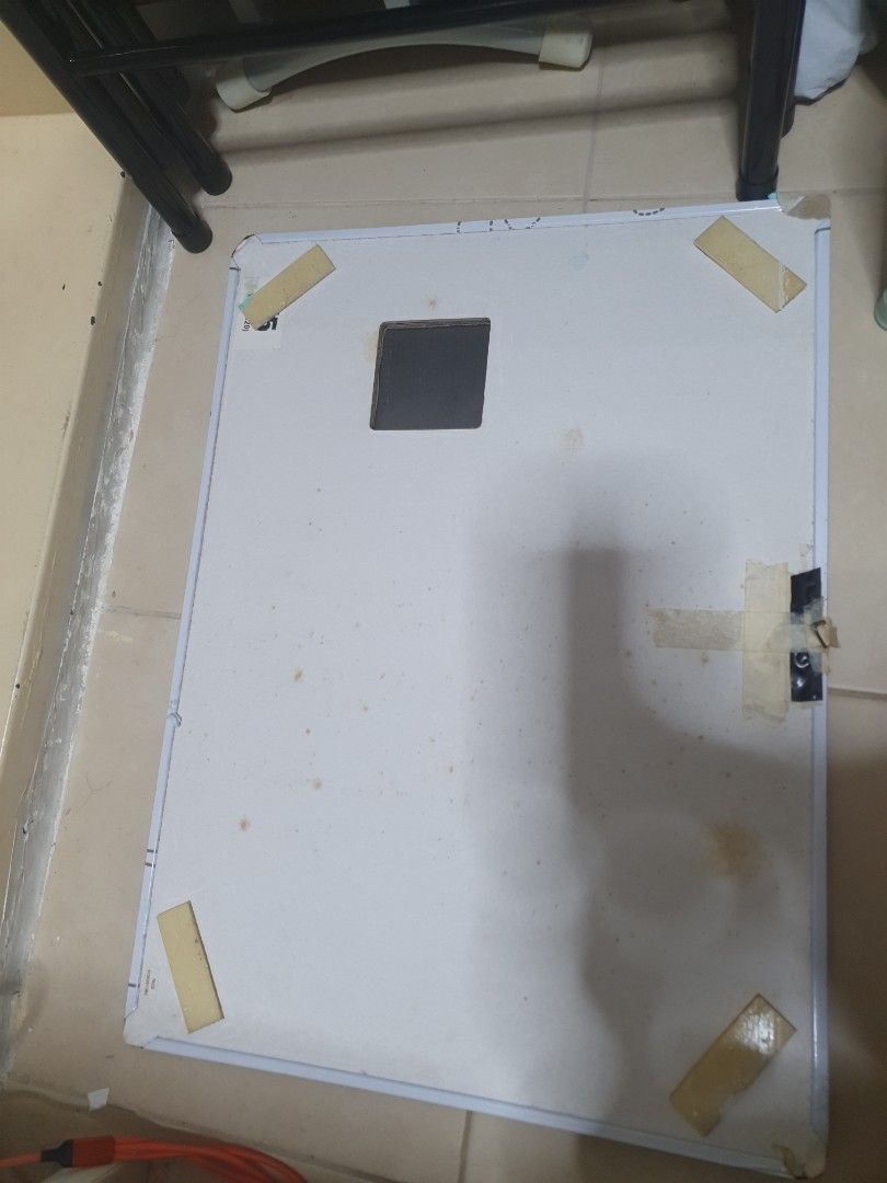 White notice board, Furniture & Home Living, Home Improvement