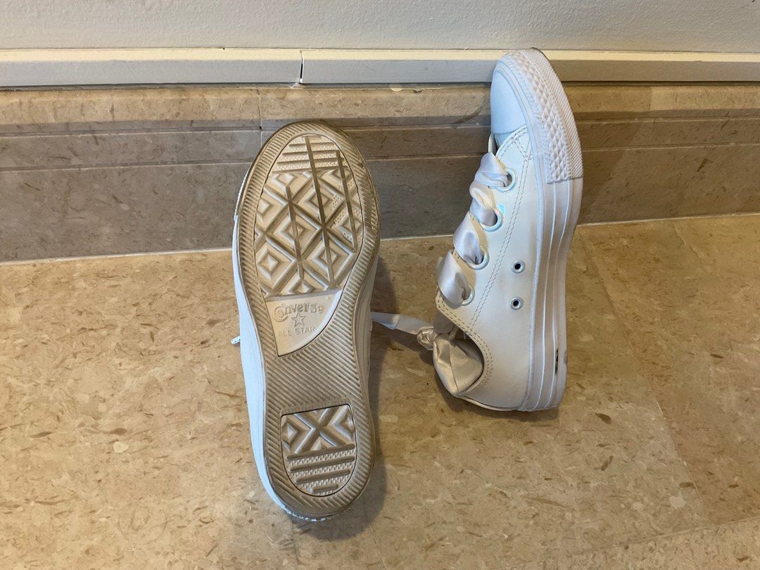 White sales satin laces