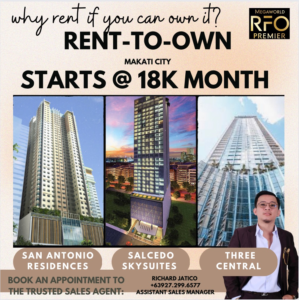 why rent when you can own? Condo in Makati City for as low as 18k Monthly, Property, For Sale