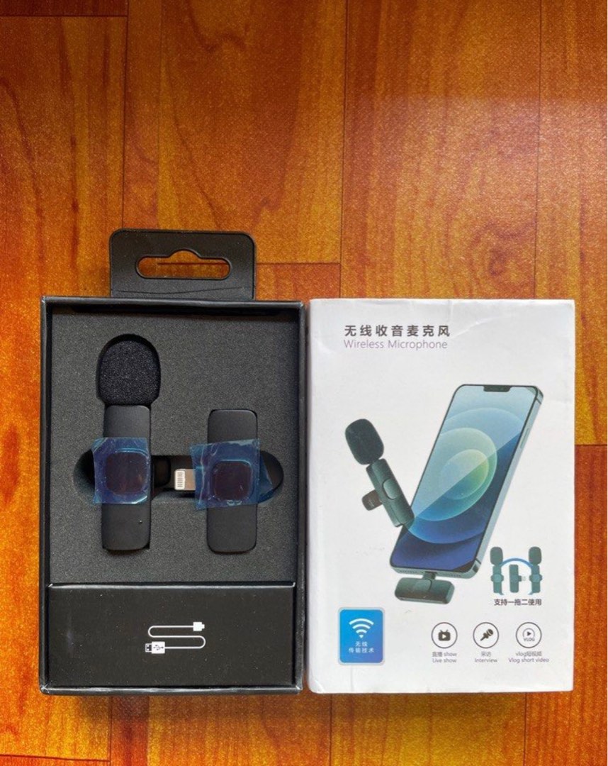 iPhone Wireless microphone, Audio, Microphones on Carousell
