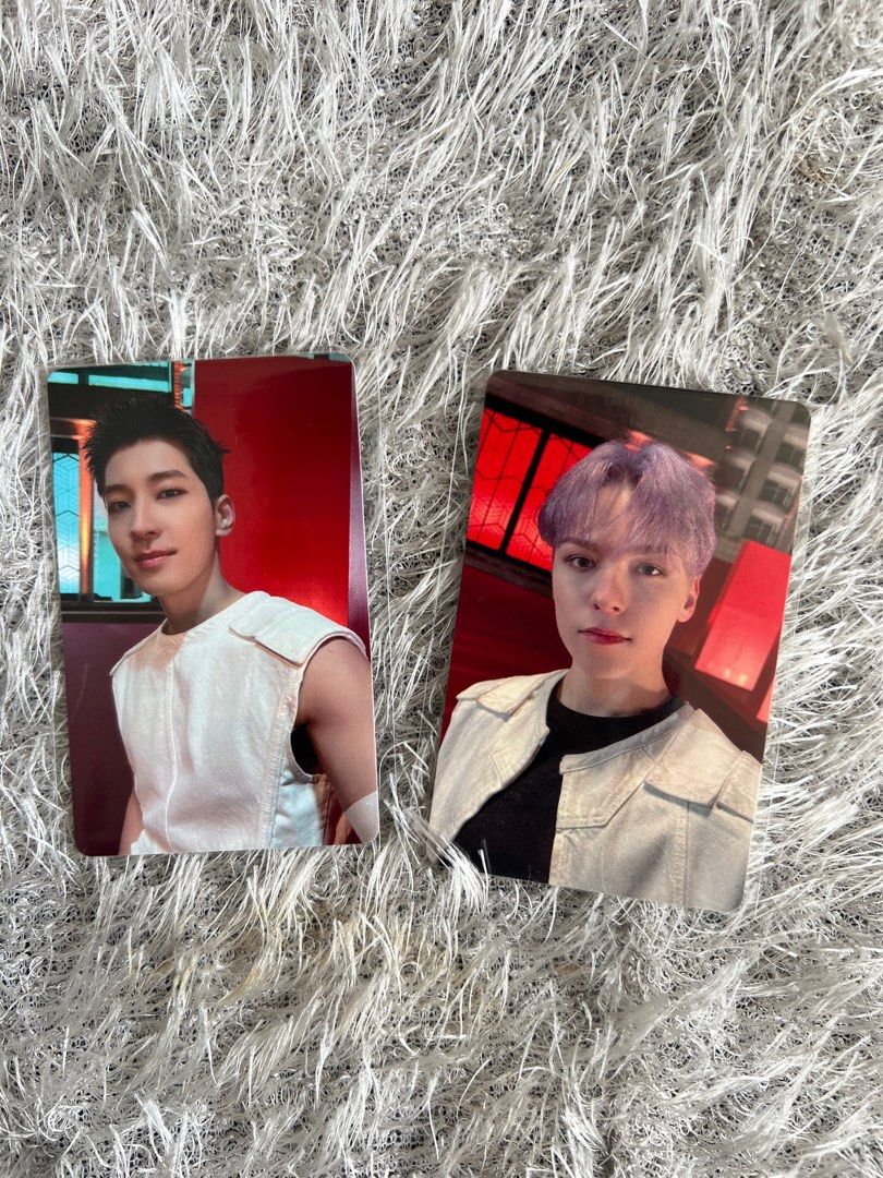 Wonwoo and Vernon fml POB PC (Category: K-Wave Merchandise) located in Dasmarinas. Submitted by sellvation (Listing ID 1246169414, Image 1). Description: .
