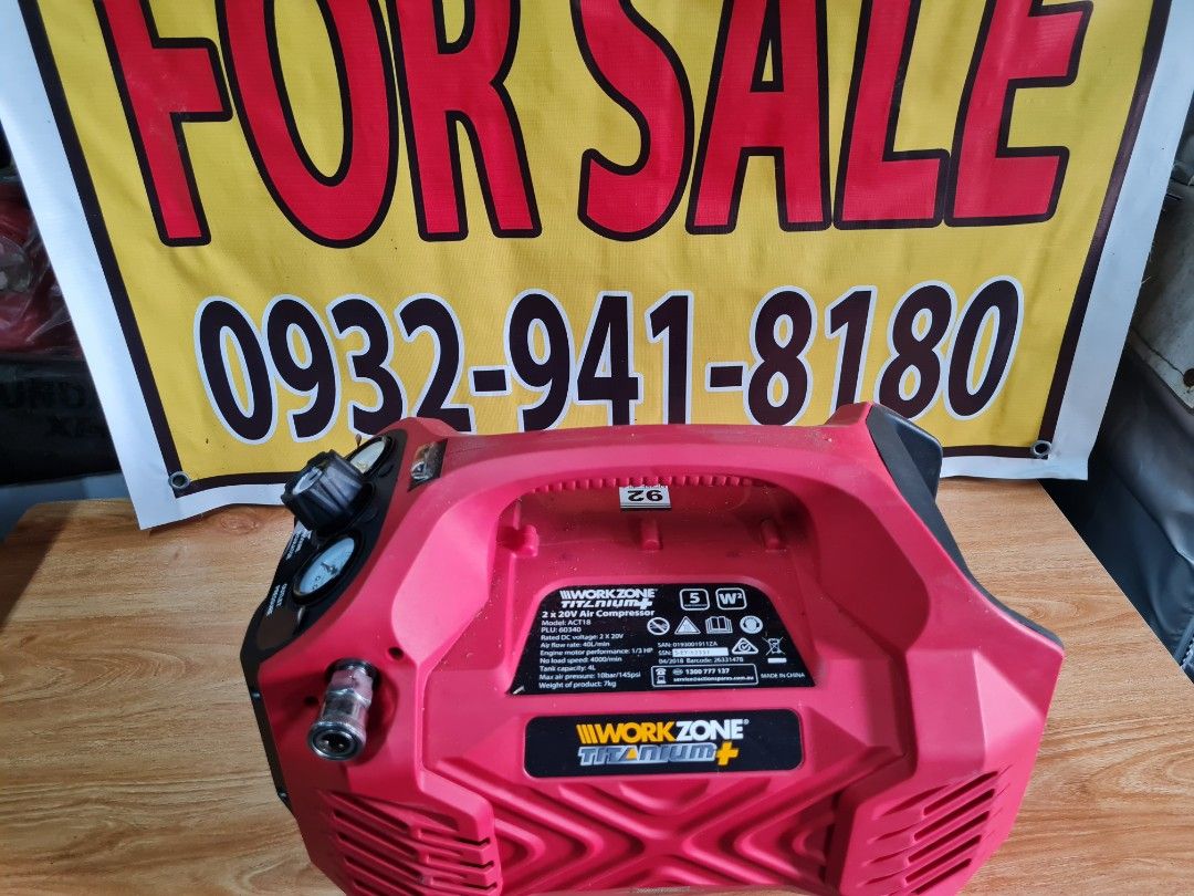 Workzone best sale titanium battery