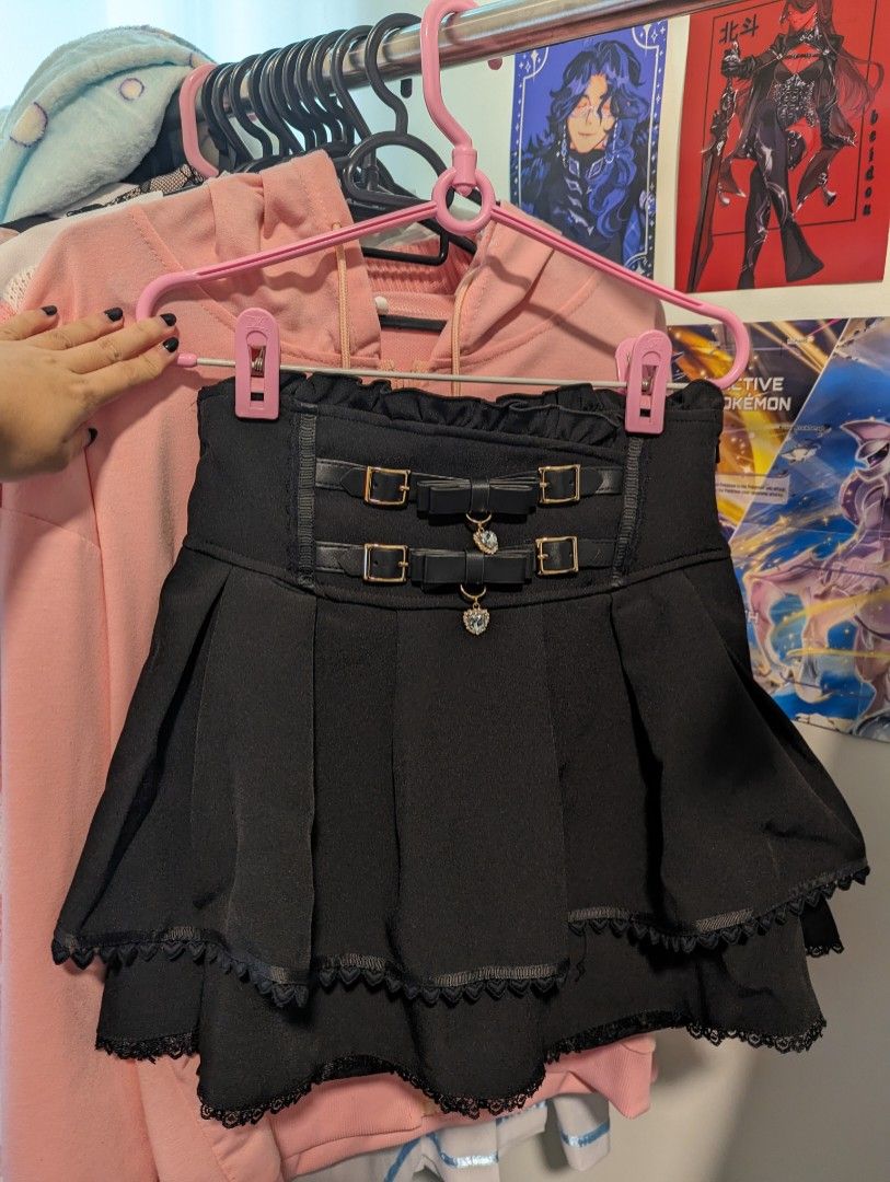 EverythingCuteClub jiraikei Strap Mini Skirt Shirt