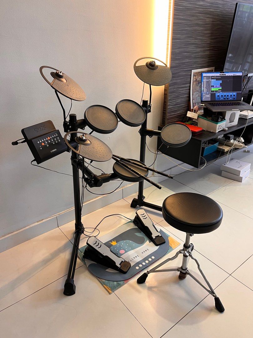 Yamaha dtx400k sales electronic drum kit