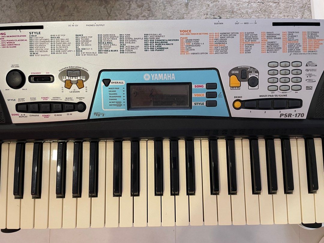 Yamaha psr sales 170 keyboard