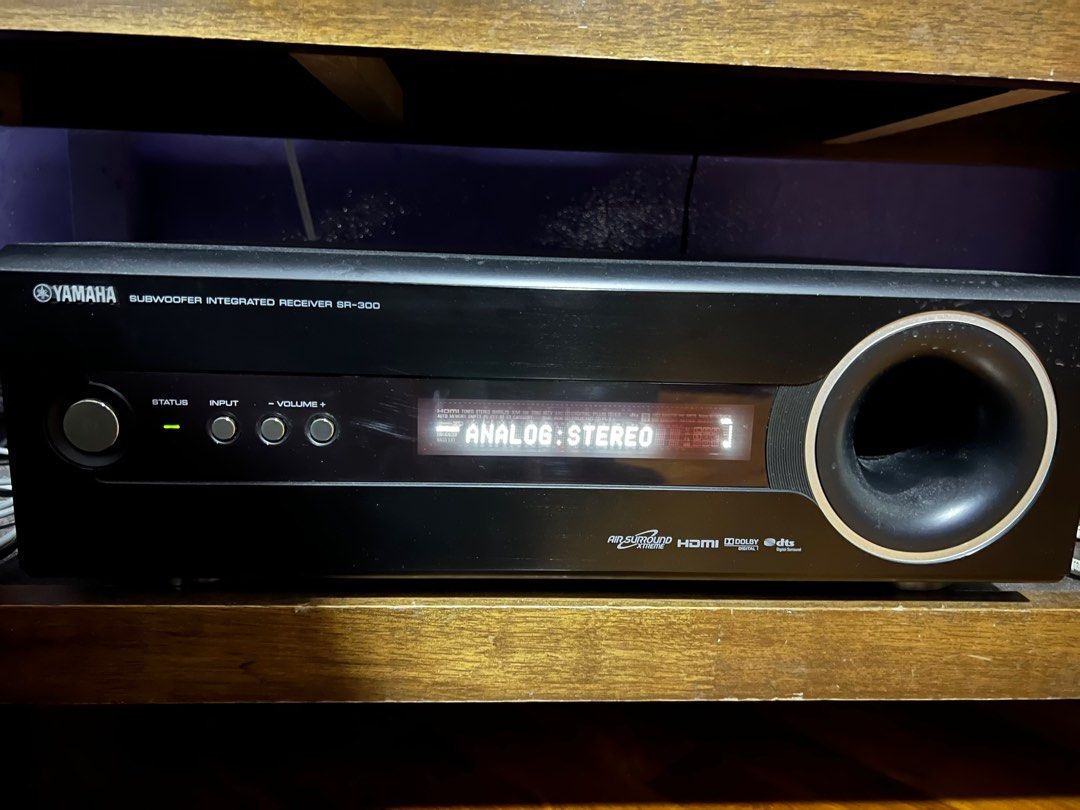 Yamaha SR 300 subwoofer integrated receiver