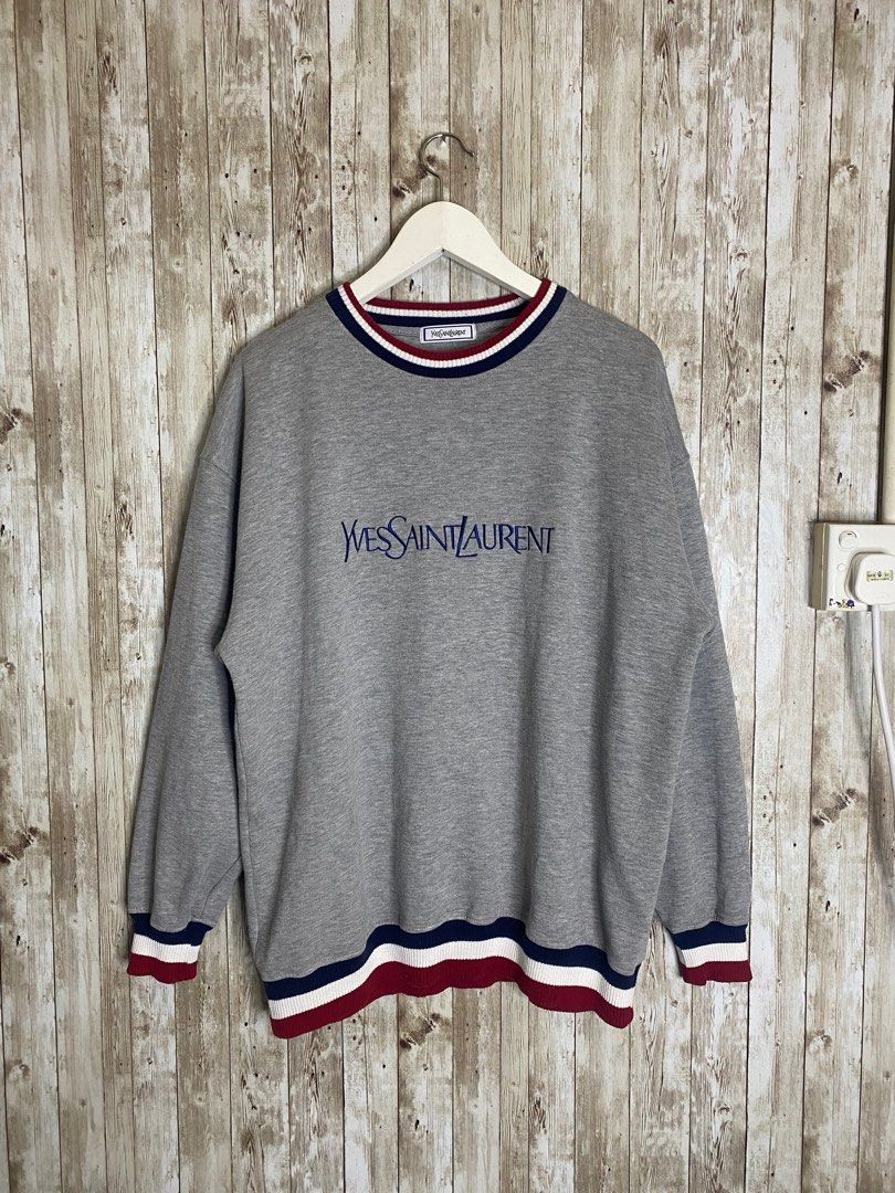 Yves Saint Laurent YSL Sweatshirt, Men's Fashion, Tops u0026 Sets, Hoodies on  Carousell