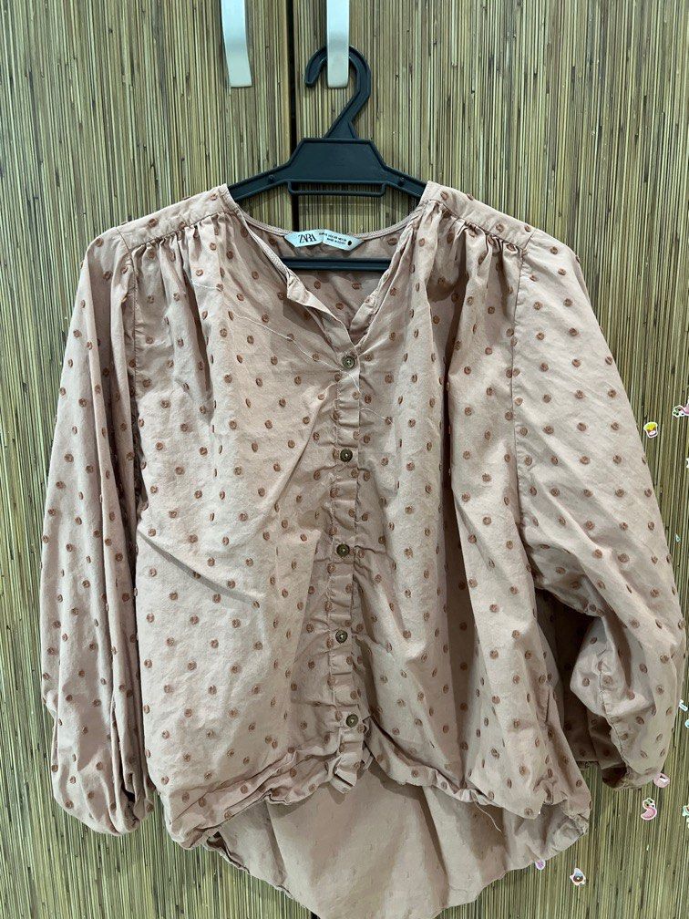 Zara sales peasant blouse