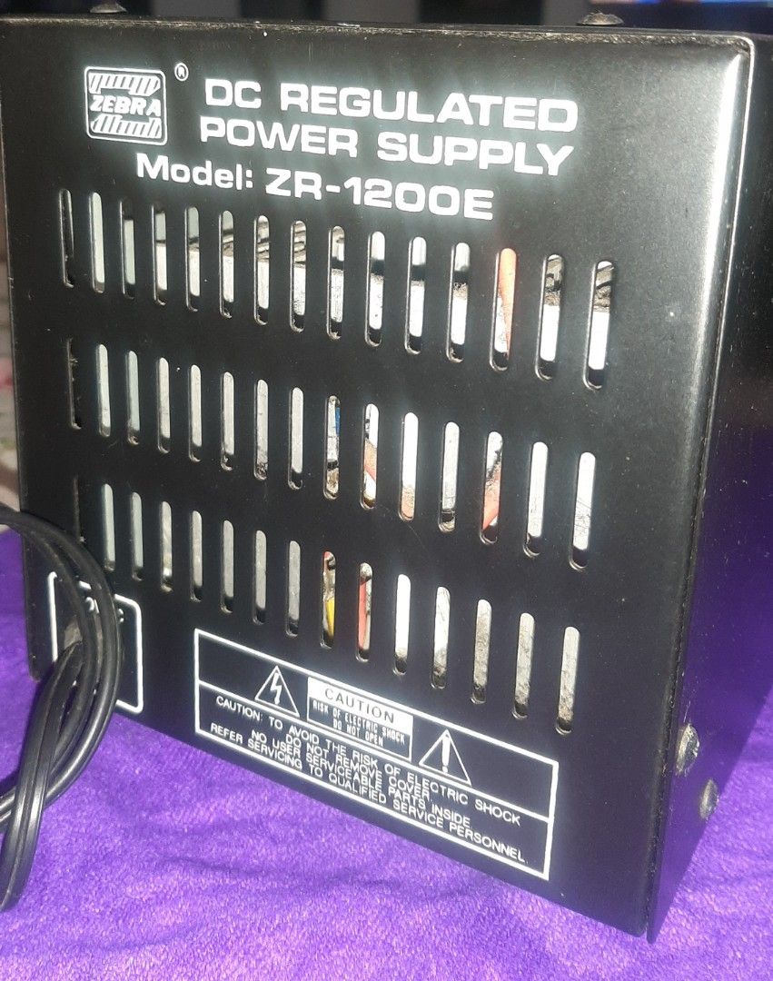 ZEBRA DC Regulated Power Supply on Carousell