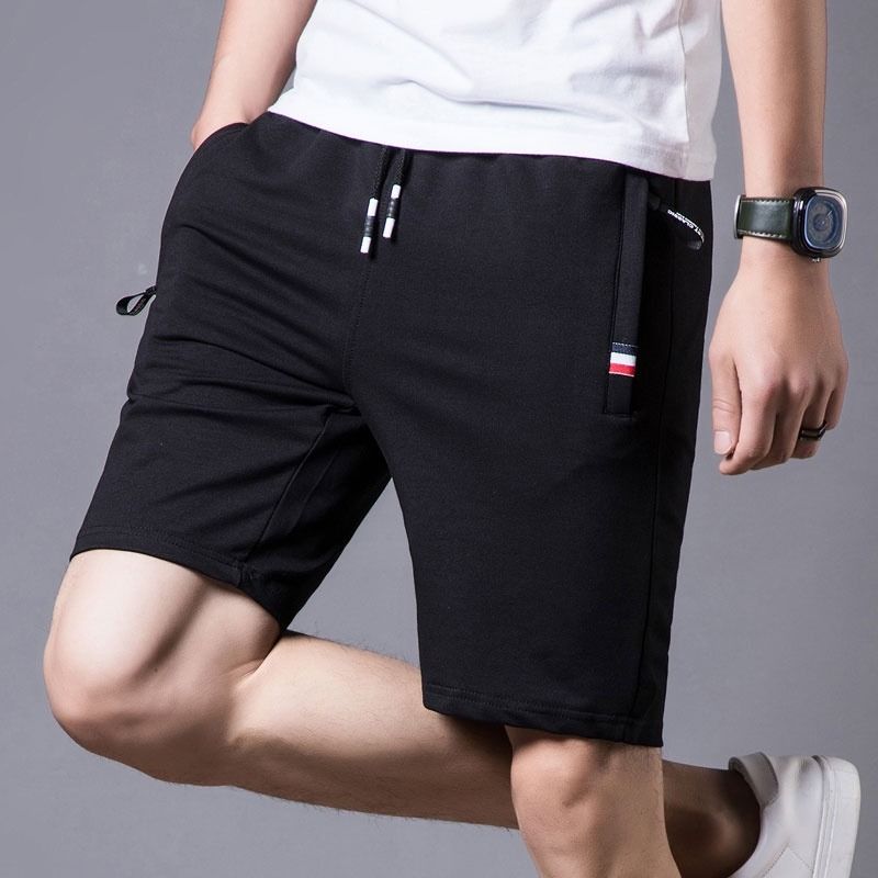 Zipper Shorts Men Casual Short Pants Summer Sport Shorts Korean