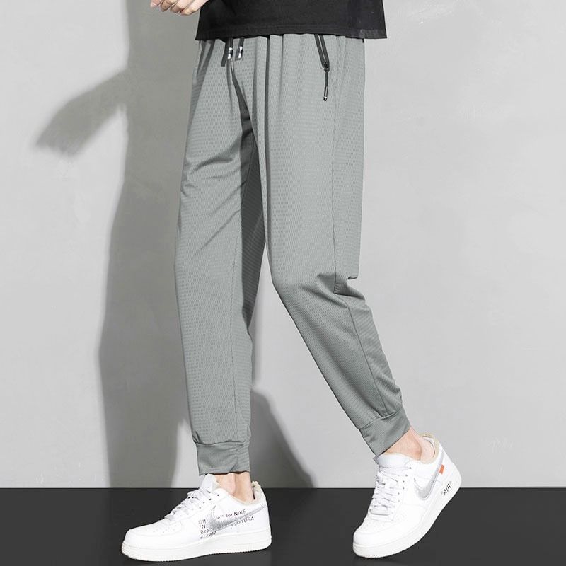 Mens jogger hotsell pants with zippers