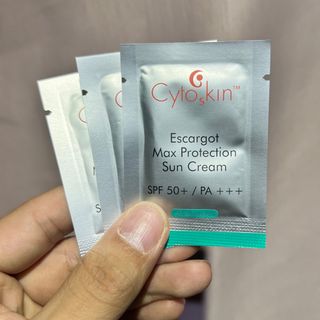 $70/5片 ❤️5千好評 包平郵‼️ 修護物理防哂反射紫外線！Cytoskin 蝸牛修護廣譜防曬霜 SPF50 Escargot Max Protection Sun Cream Broad-Spectrum Protection SPF 50 /PA +++。。sample64207448714497110