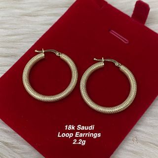 18k Saudi Gold Tiffany Lock Necklace & Earrings 🔓❤️