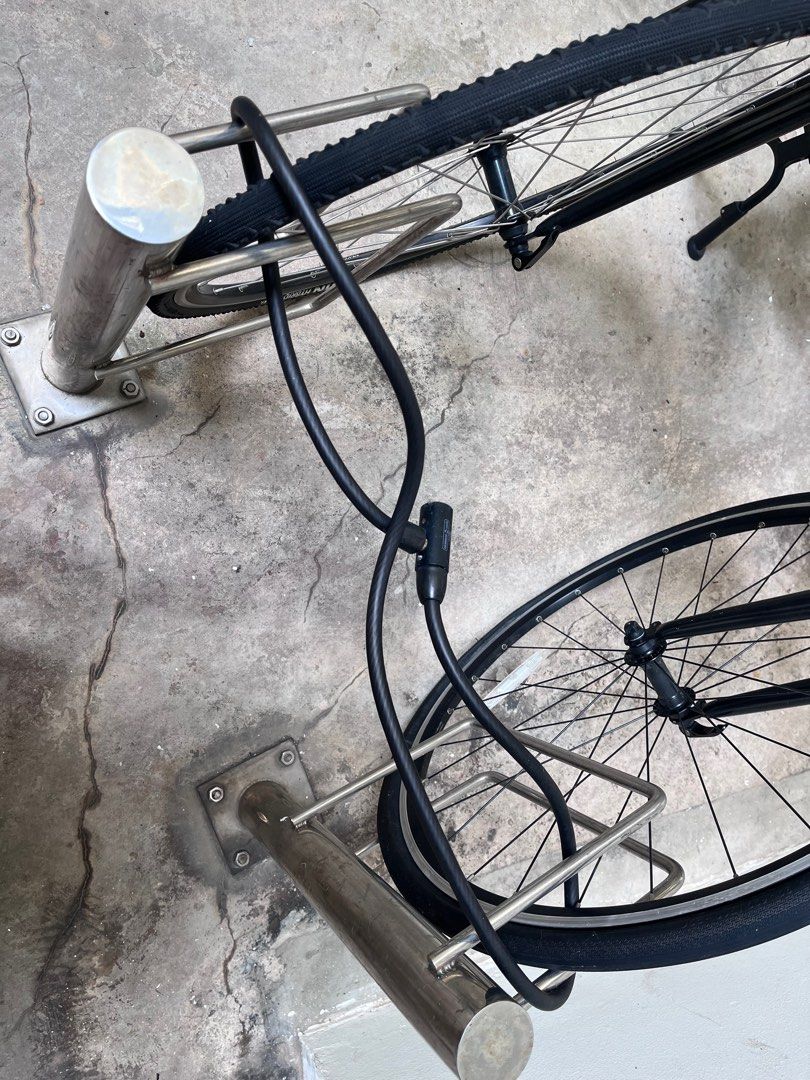 2 X DECATHLON ROAD BIKES + 2 X LOCKS + PUMP, Sports Equipment, Bicycles